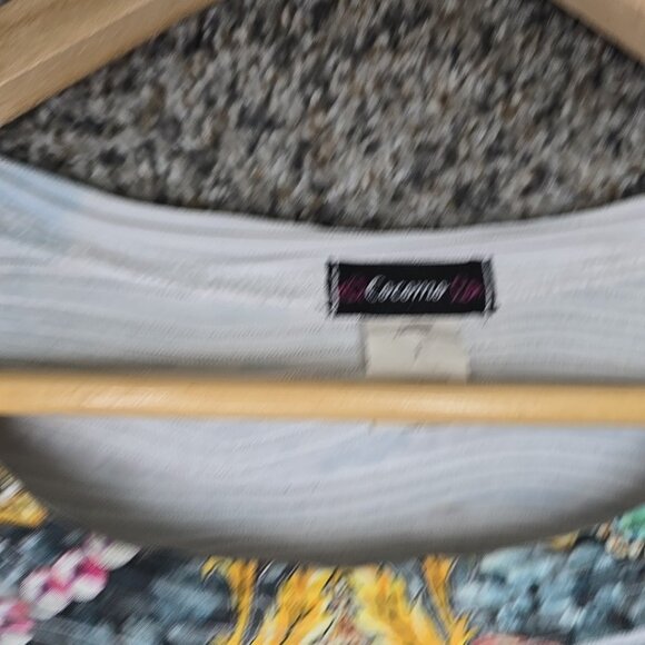 Cocomo Top Womens Small‎ Blue Textured Scoop Neck Blouse Ladies Stretch Casual - Picture 6 of 7